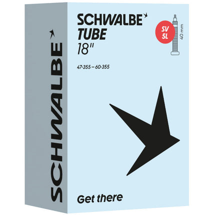 Schwalbe binnenband SV5L 18" 47/60-355 FV 40mm