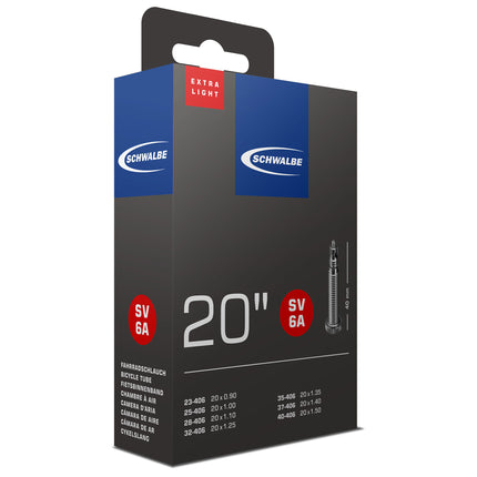 Schwalbe binnenband SV6A 20" 23/40-406 FV 40mm