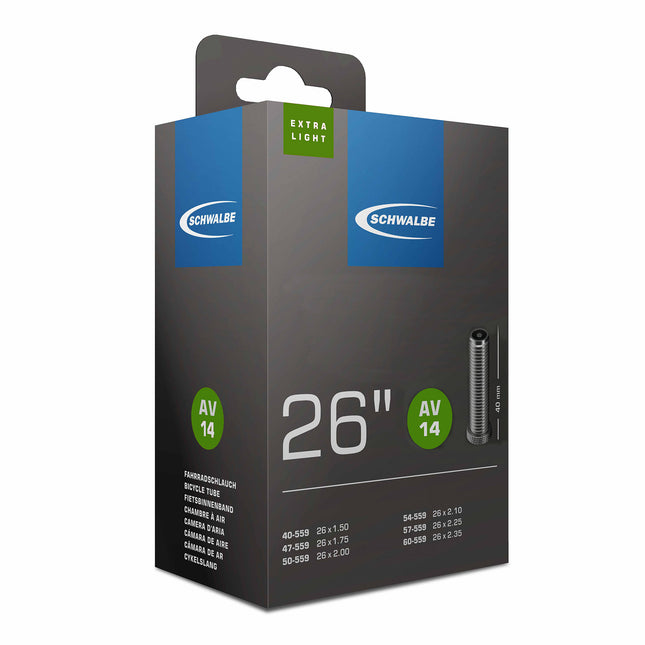 Schwalbe binnenband AV14 26" 40/60-559 AV 40mm