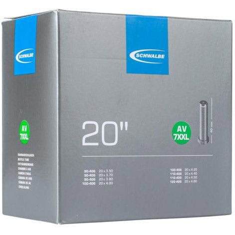 Schwalbe inner tube AV7XXL 20" 90/120-406 AV 40mm