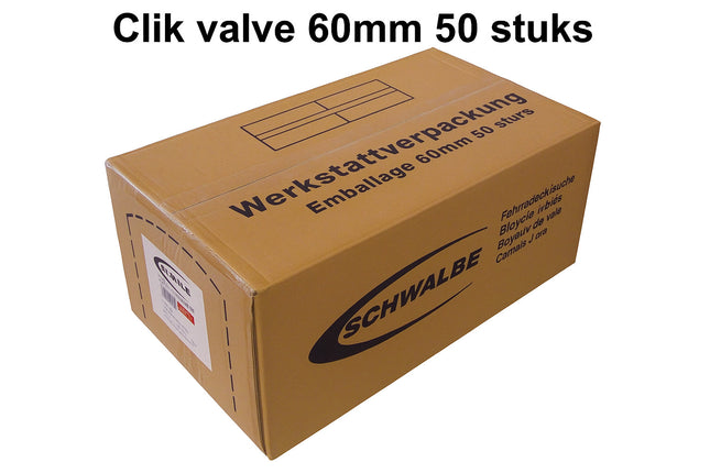 Schwalbe bnb SCV15 23/30-622/630 clik valve 60mm WP (50)