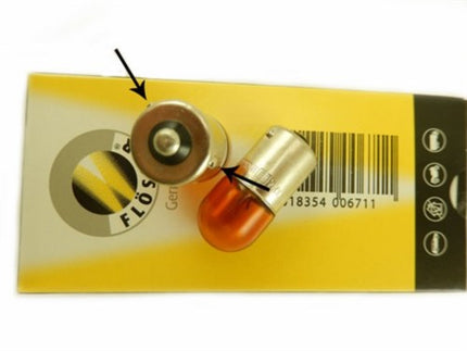 LAMP 12V 21W bau15s ORANJE