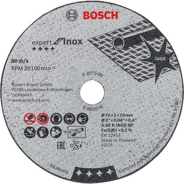 Bosch Prof doorslijpschijf 76mm Expert Inox (5)