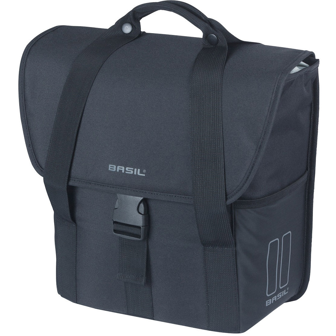Basil enkele tas Go 16l zwart