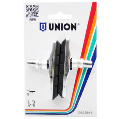 Union brake pad V-brake cartridge 72mm aluminum