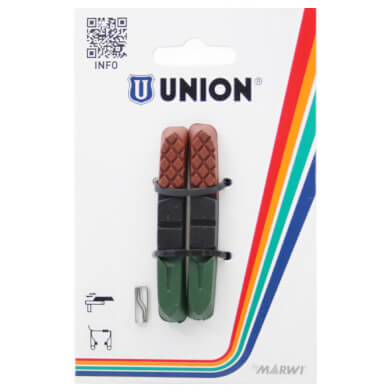 Union brake pad rubber 72mm 3-color