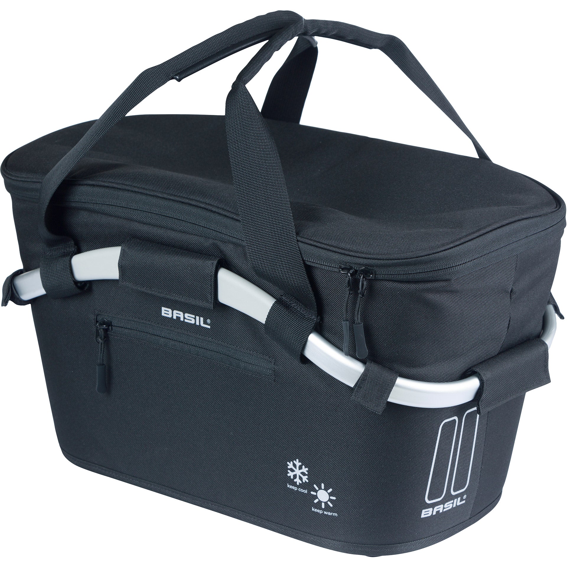 Basil mand Classic Carry All ISO MIK 18l zwart