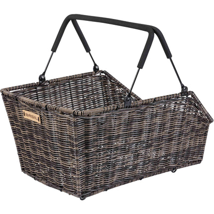 Basil basket Cento MIK rattan dark brown