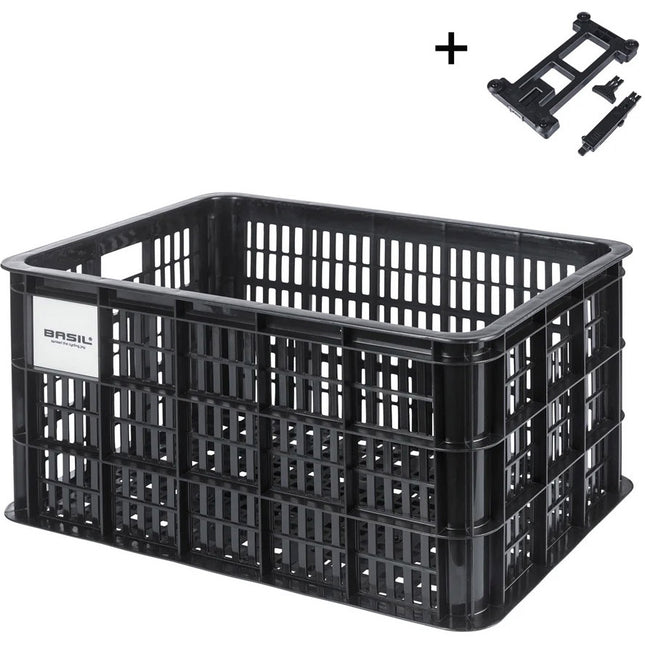 Basil krat L MIK 2.0 40l rPET zwart