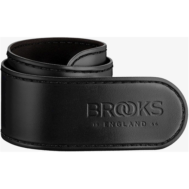 Brooks broekklem leer black