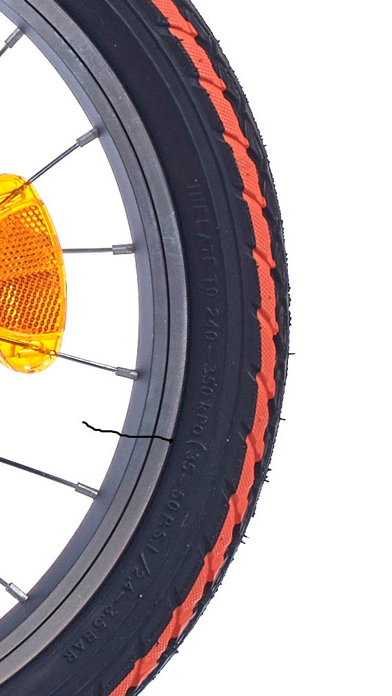 Deli Tire btb SA-206 16 x 1.75 zw oranje streep