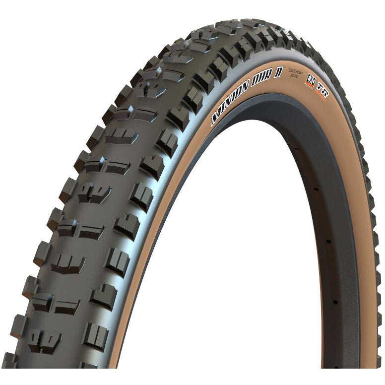 Maxxis vouwband Minion DHR II 61-622 TR WT EXO zwart/tanwall