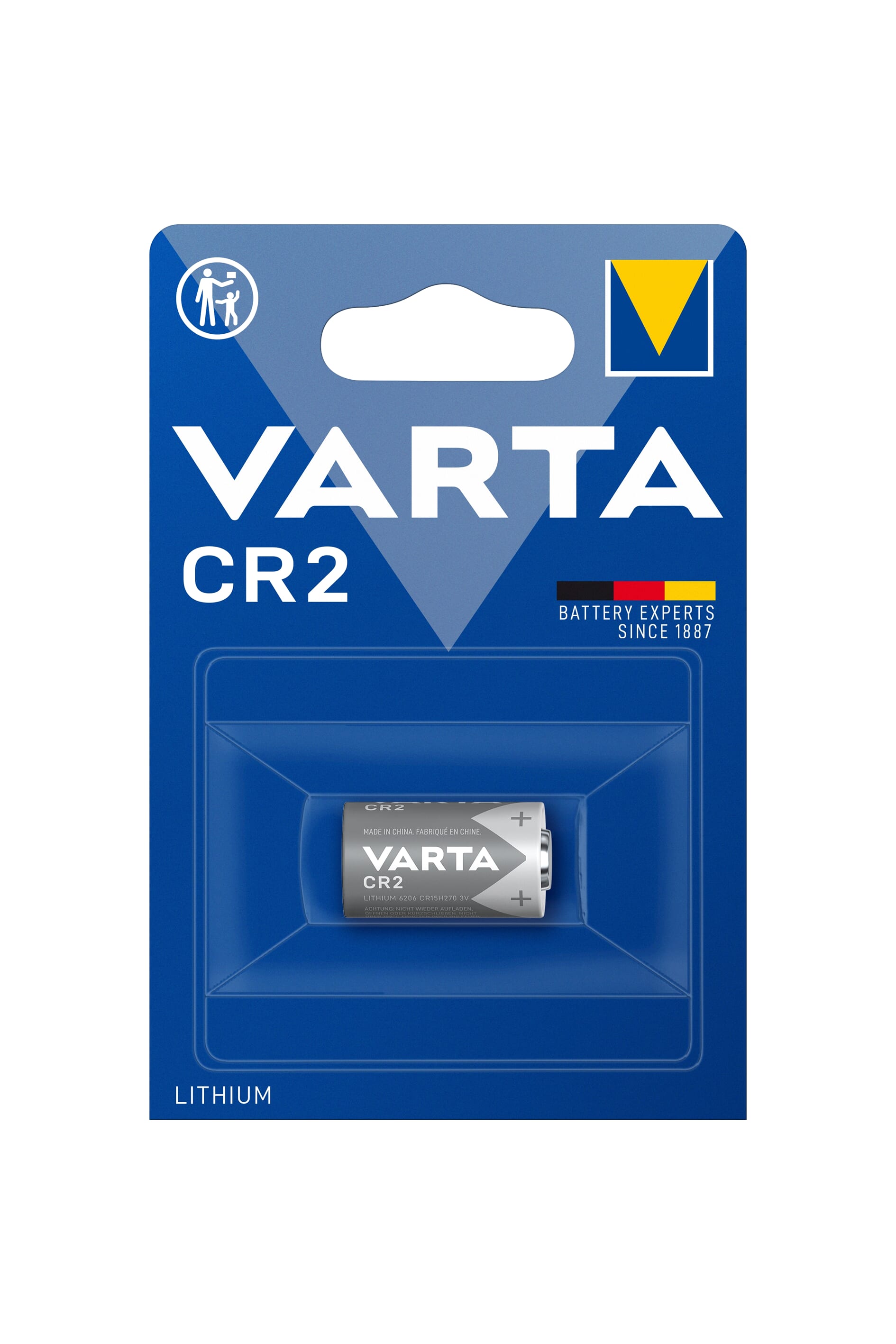 Varta batterij CR2 Lithium 3V