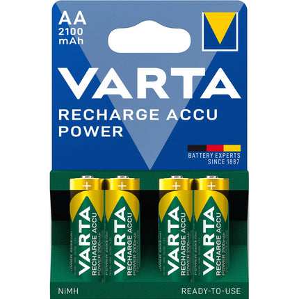 Varta batterij R6 AA oplaadbaar 2100mAh krt (4)