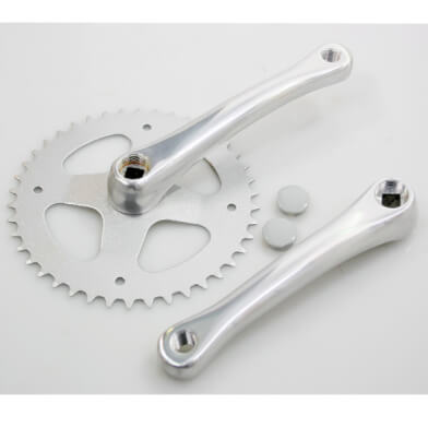 Cortina crankstel 42t 3/32 alu silver