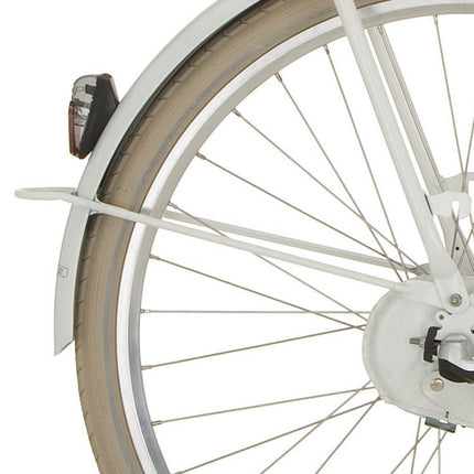 Cortina mudguard bar rear 28 U4 snow white pad
