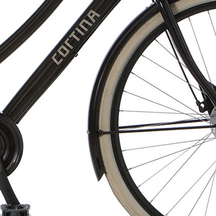 Cortina mudguard for 28 U1/E-U1 black brown