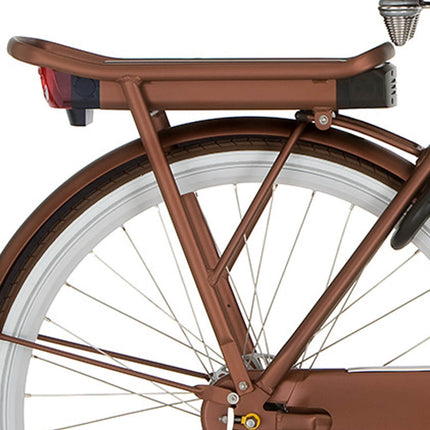 Cortina rear carrier E-U4 sparkle brown matt