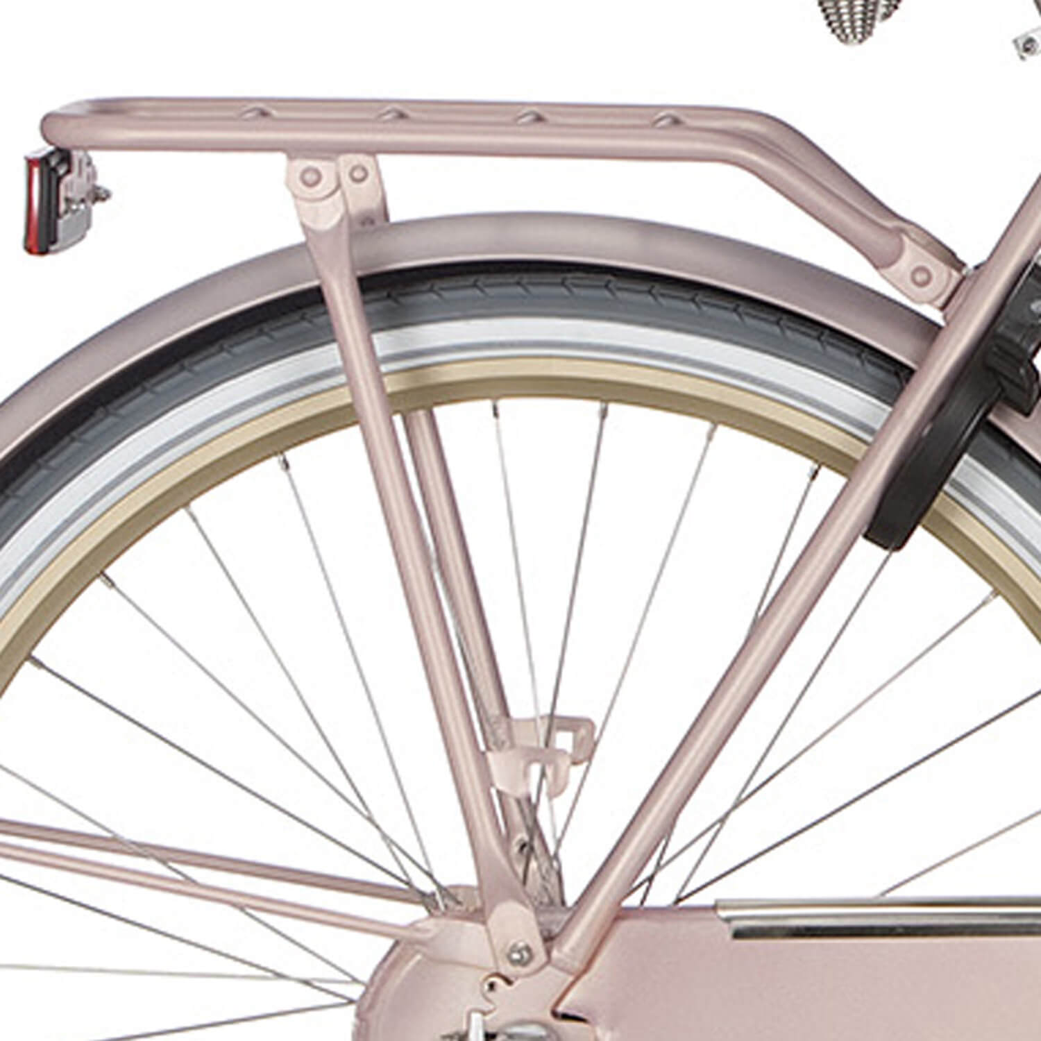 Cortina achterdrager U4 57 mahogany rose matt.