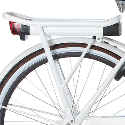 Porte-bagages arrière Cortina E-U4 blanc nacré 230mm