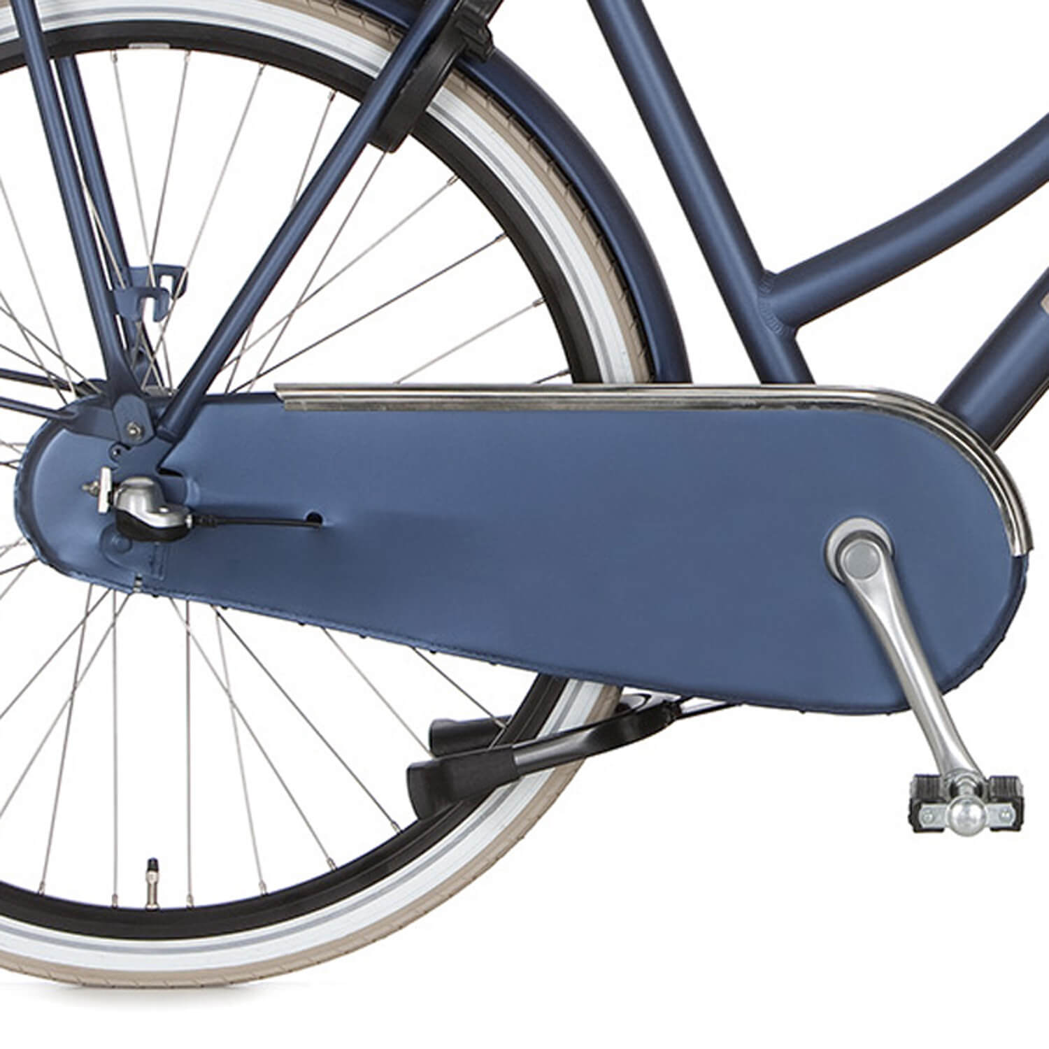 Cortina kettingkast lakdoek U4 polish blue matt 3v