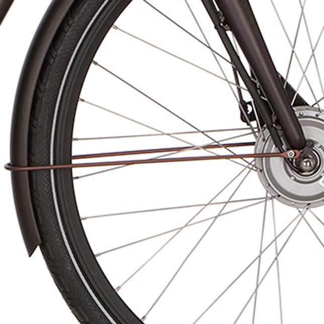 Cortina spatbordstang voor 28 E-Yoya matt sparkle brown