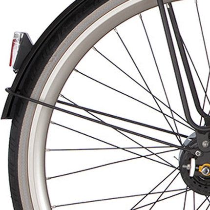Cortina spatbordstang achter 28 Speed matt licorice