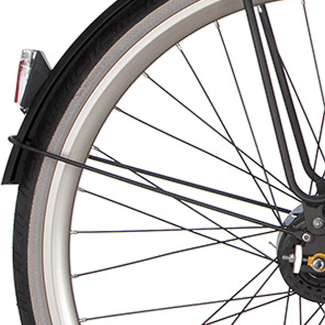 Cortina spatbordstang achter 28 Speed matt licorice