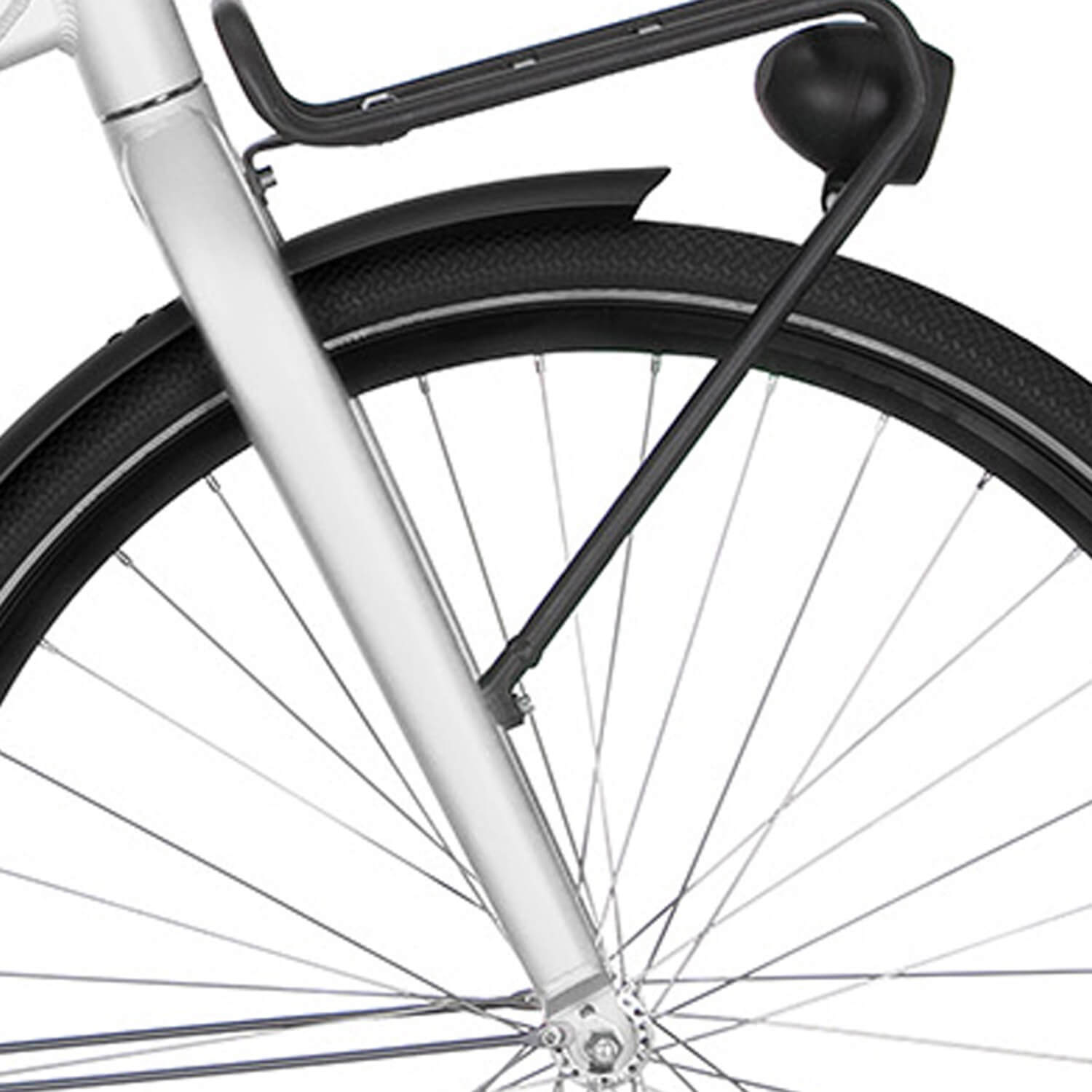 Cortina voorvork Common white pearl matt