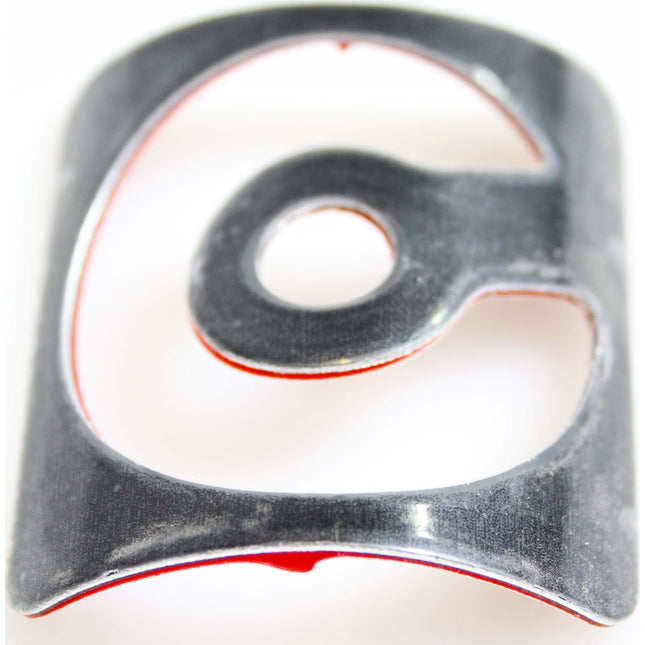 Cortina balhoofdplaatje logo C zwart