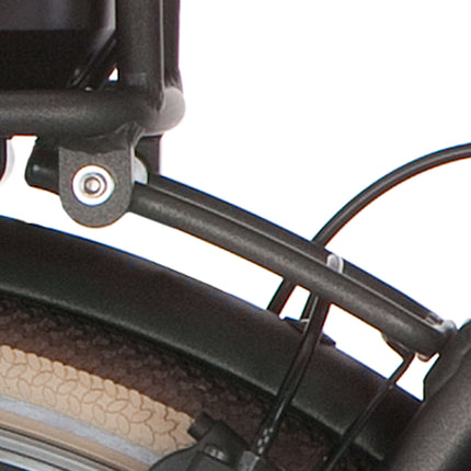 Support de porte-bagages arrière Cortina 110mm Bafang noir or mat