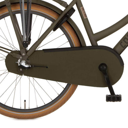 Cortina carter de chaîne toile laquée 26 U4 olive foncée mat