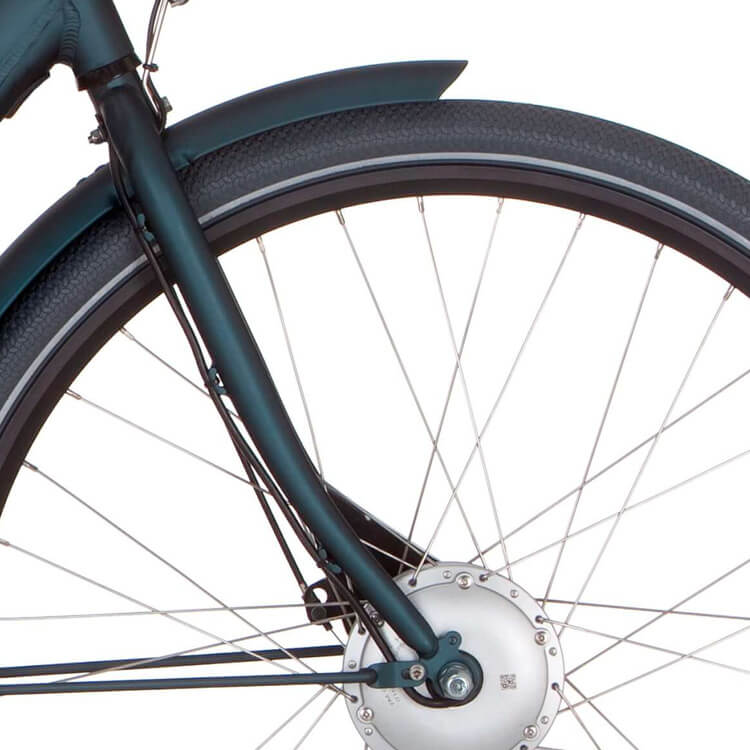 Cortina voorvork E-U1 D night blue / deep green matt