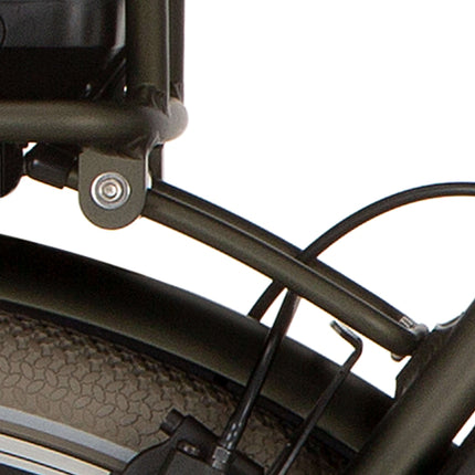Cortina porte-bagages arrière support 130mm Bafang elegance green ma