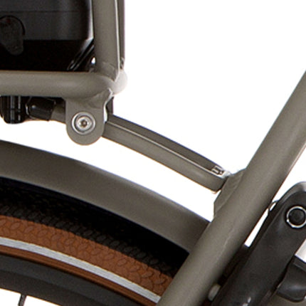 Cortina rear carrier bracket 110mm Bafang quarz gray matt