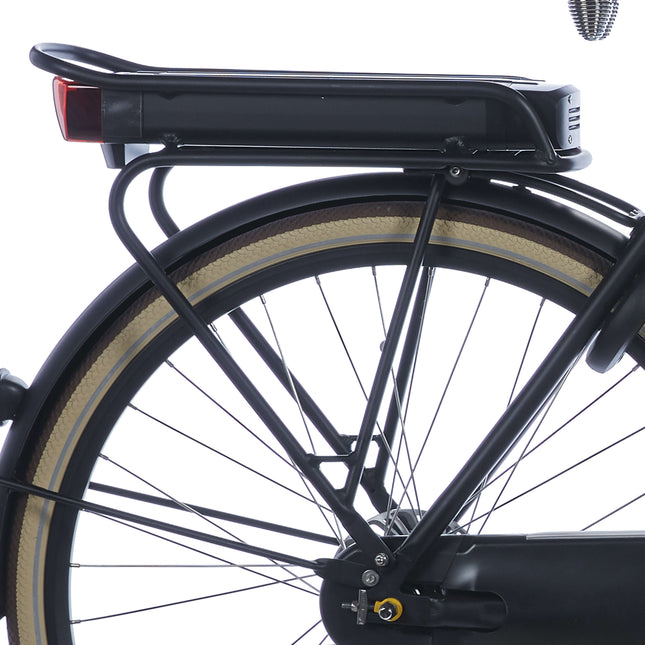 Cortina achterdrager E-U4 jet black matt 230mm