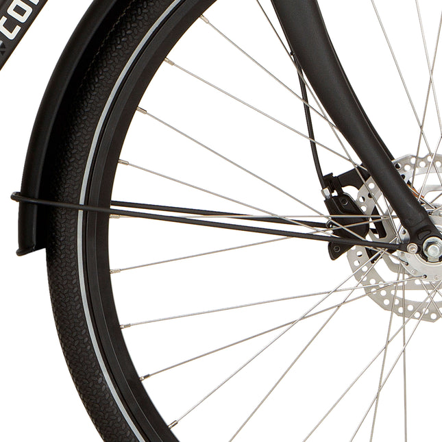 Cortina spatbordstang voor 28 Foss diamond black matt