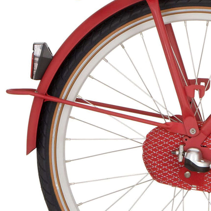Tige de garde-boue arrière Cortina 24 U4 rouge mat véritable