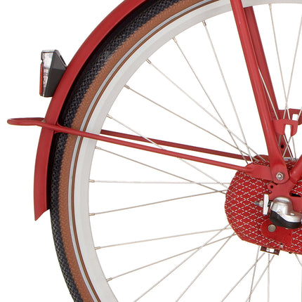 Tige de garde-boue arrière Cortina 28 U4 true red matt