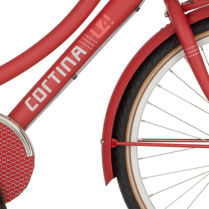 Cortina spatbord voor 24 U4 true red matt