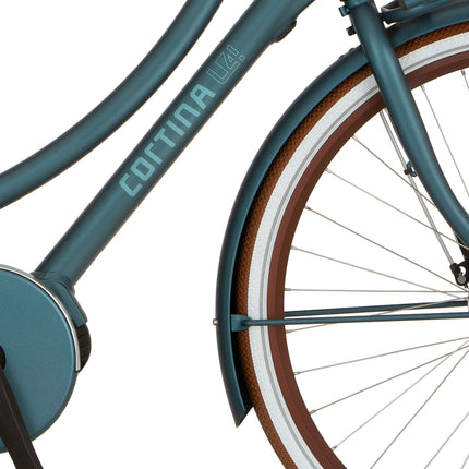 Cortina mudguard for 28 E-U4 Irish blue matt