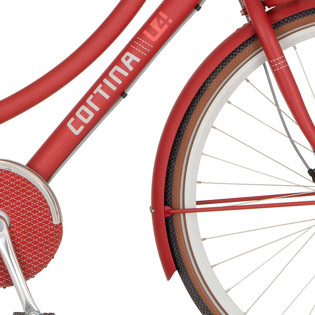 Garde-boue Cortina 28" U4 rouge vif mat