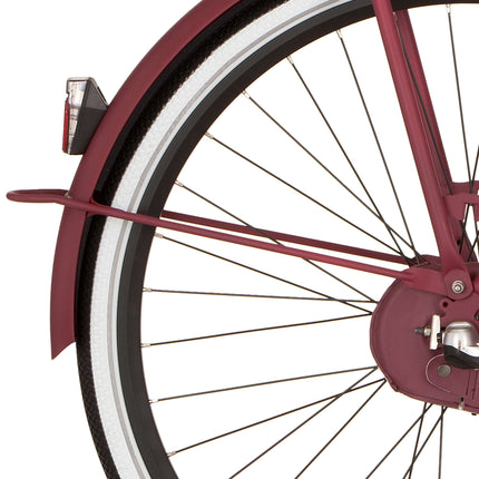 Cortina mudguard bar rear 28 U4 raspberry matt