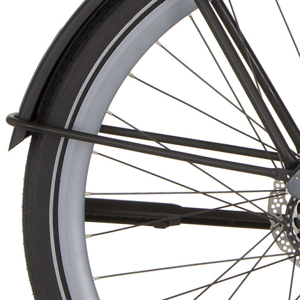 Cortina mudguard bar rear 28 Silento jet black matt
