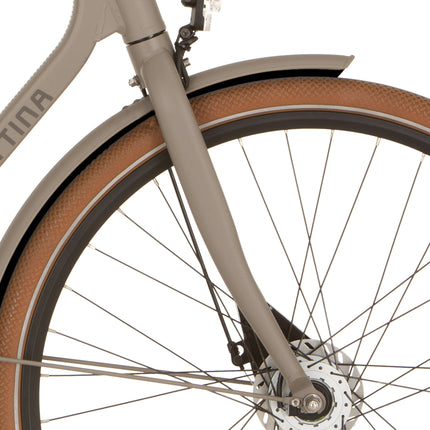 Cortina fork Foss halva grey matt