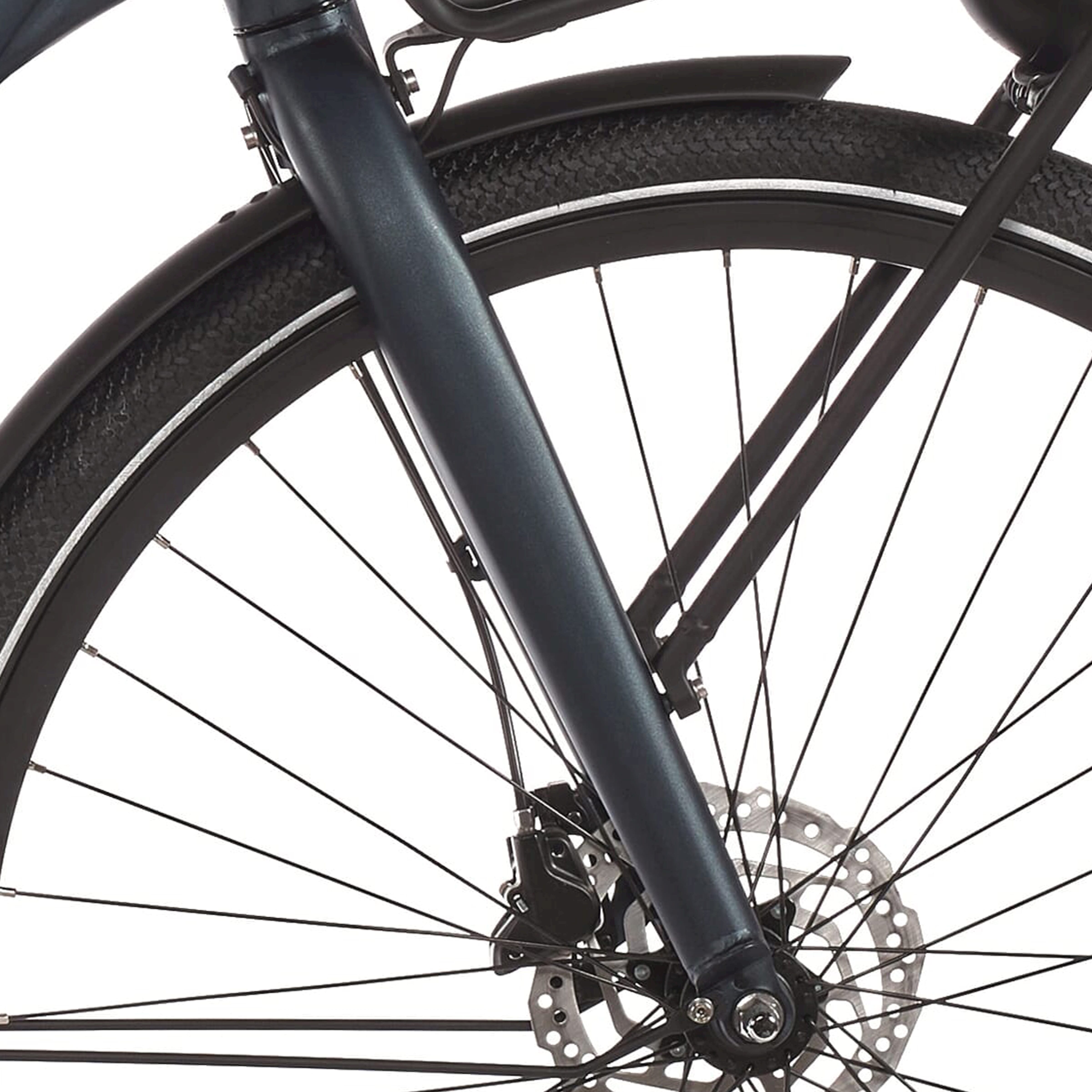 Cortina voorvork E-Common Family DB river blue matt