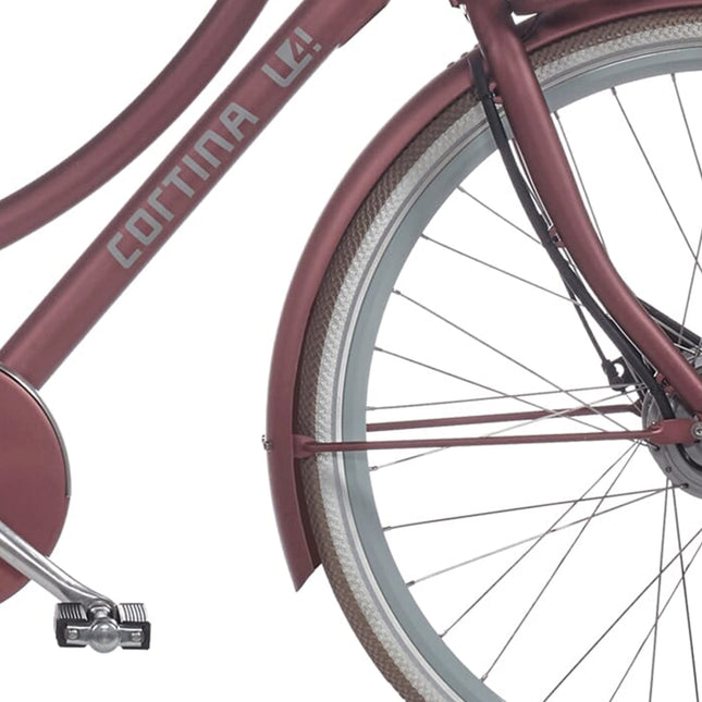 Cortina spatbord voor 28 E-U4 rose matt