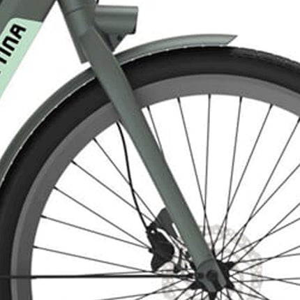 Cortina front fork E-Nite titanic green matt