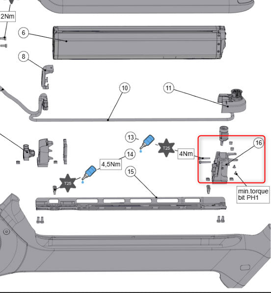 Cortina slotmechanisme cover Bosch BES3