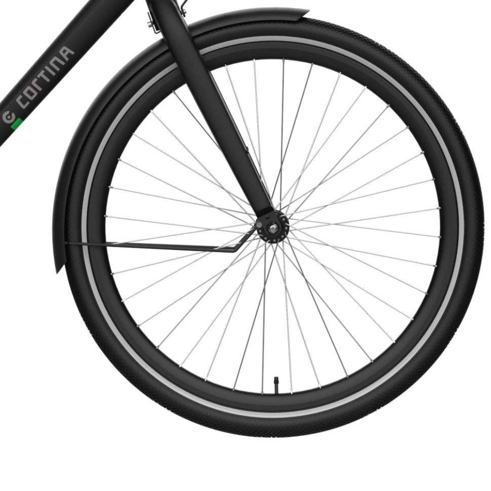 Cortina spatbordstang voor Tide black matt